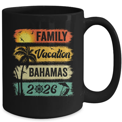 Family Bahamas Vacation 2026 Funny Matching Group Family Mug | teecentury