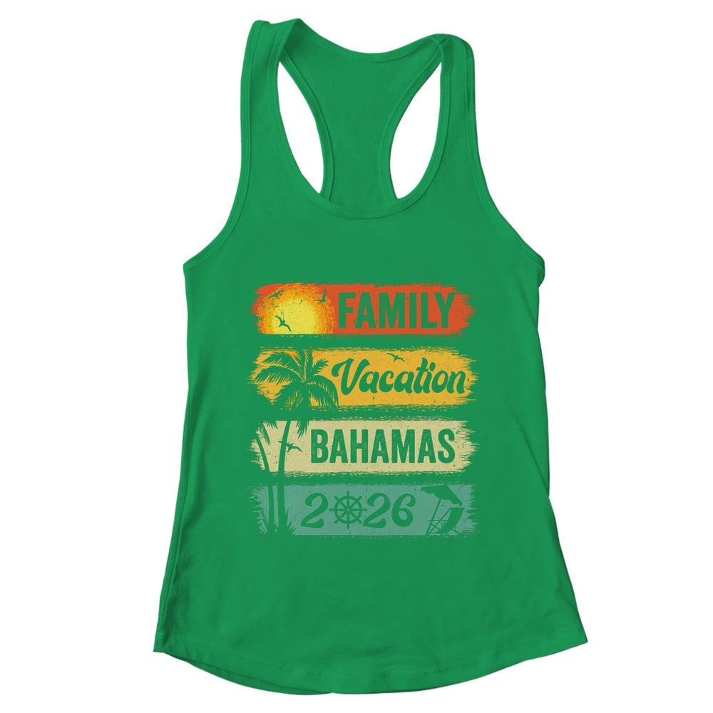 Family Bahamas Vacation 2026 Funny Matching Group Family Shirt & Tank Top | teecentury