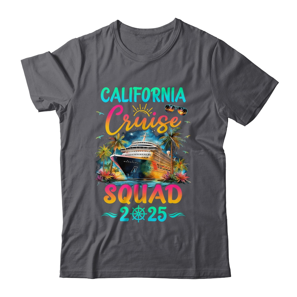 Family California Cruise Squad 2025 Summer Vacation Matching Shirt & Tank Top | teecentury