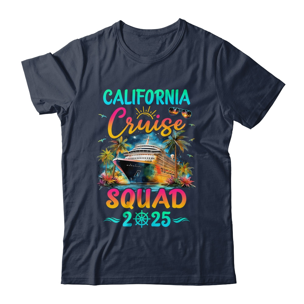 Family California Cruise Squad 2025 Summer Vacation Matching Shirt & Tank Top | teecentury