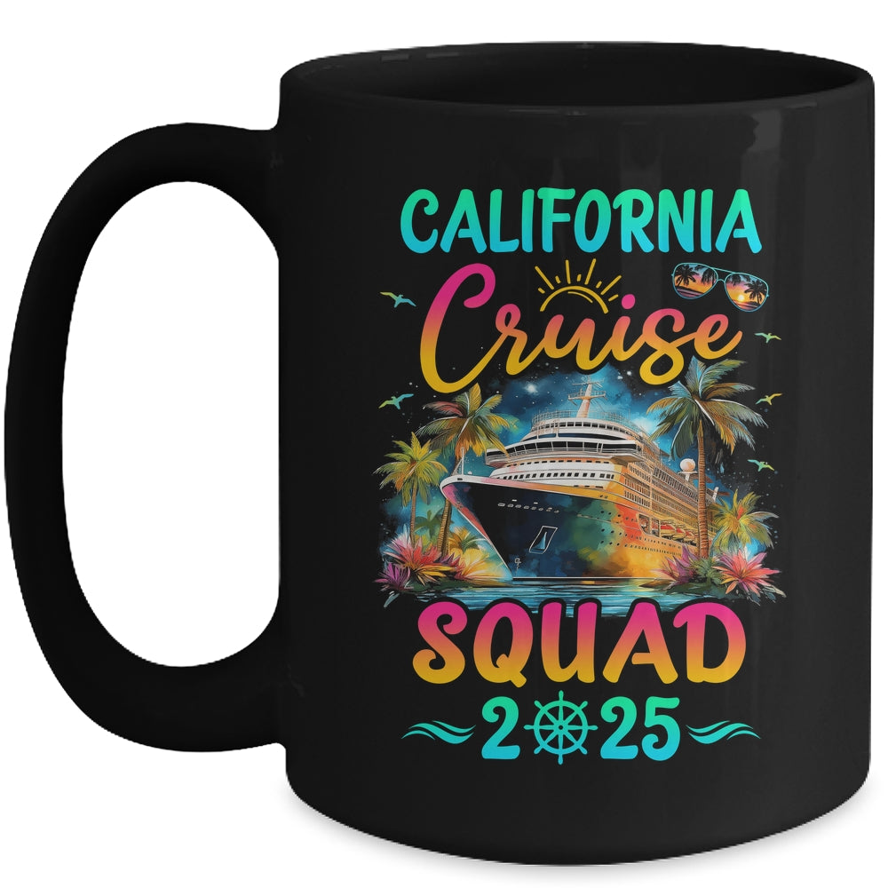 Family California Cruise Squad 2025 Summer Vacation Matching Mug | teecentury