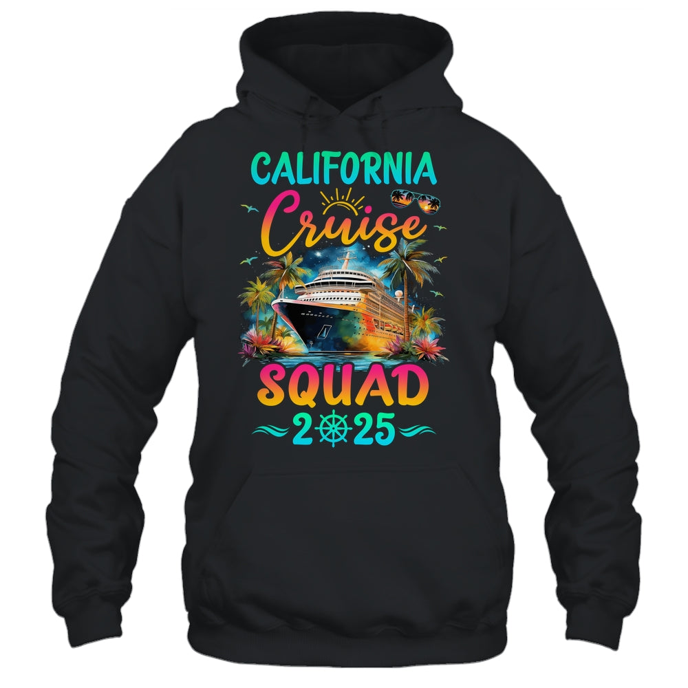 Family California Cruise Squad 2025 Summer Vacation Matching Shirt & Tank Top | teecentury