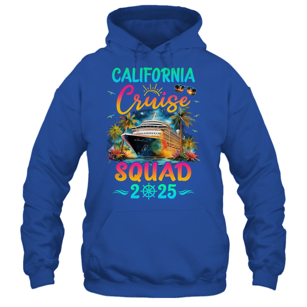Family California Cruise Squad 2025 Summer Vacation Matching Shirt & Tank Top | teecentury