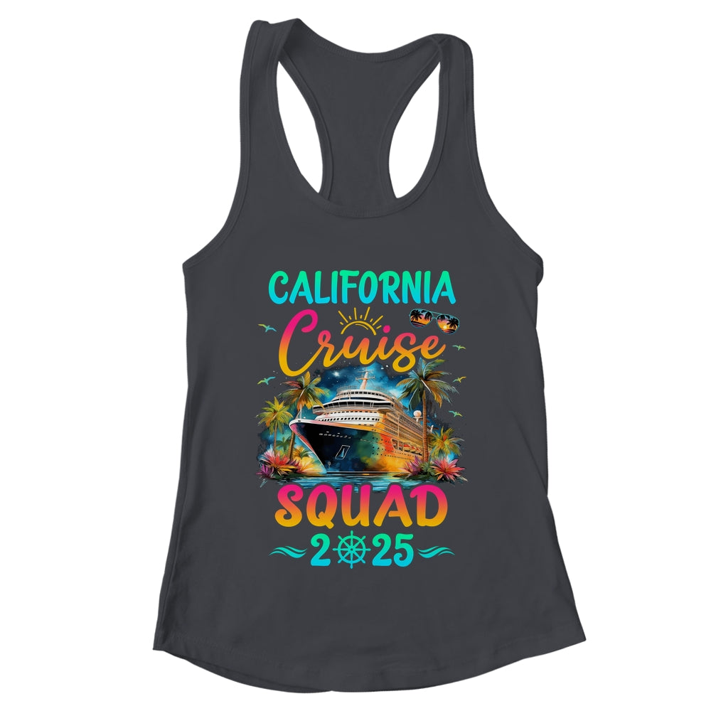 Family California Cruise Squad 2025 Summer Vacation Matching Shirt & Tank Top | teecentury