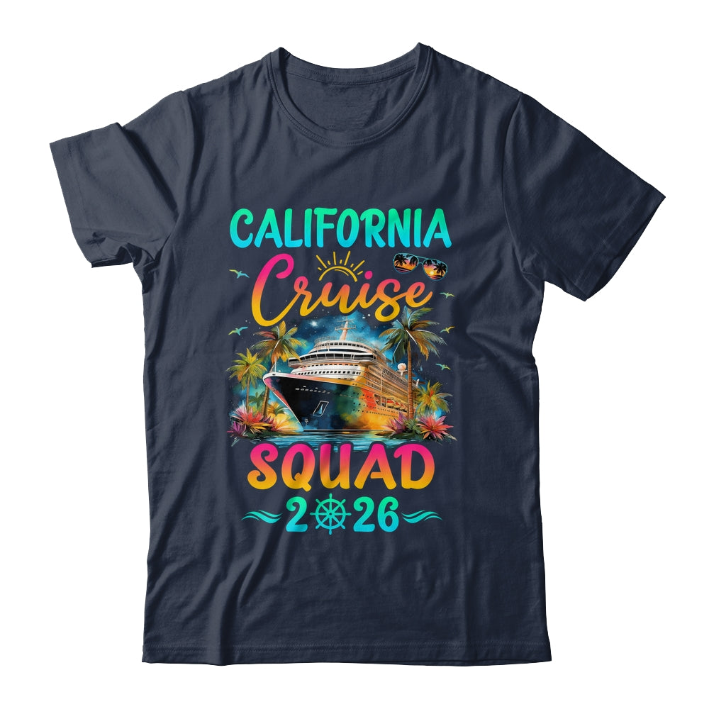 Family California Cruise Squad 2026 Summer Vacation Matching Shirt & Tank Top | teecentury