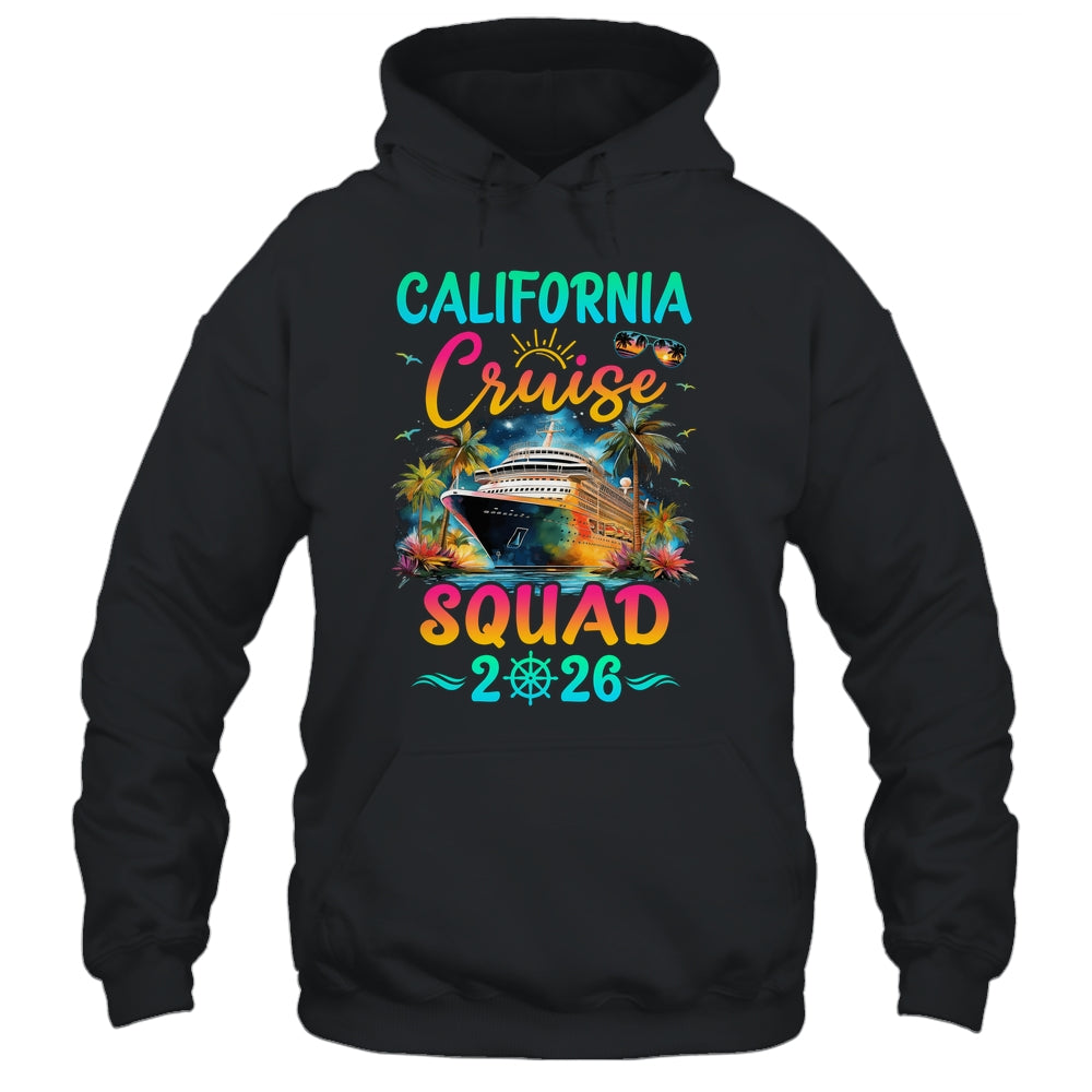 Family California Cruise Squad 2026 Summer Vacation Matching Shirt & Tank Top | teecentury
