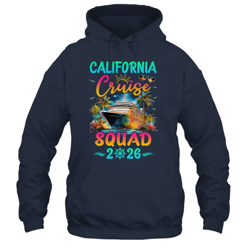 Family California Cruise Squad 2026 Summer Vacation Matching Shirt & Tank Top | teecentury