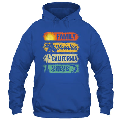 Family California Vacation 2026 Funny Matching Group Family Shirt & Tank Top | teecentury