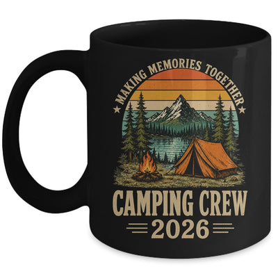 Family Camping Crew 2026 Outdoor Camper Group Matching Trip Mug | teecentury
