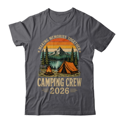 Family Camping Crew 2026 Outdoor Camper Group Matching Trip Shirt & Tank Top | teecentury