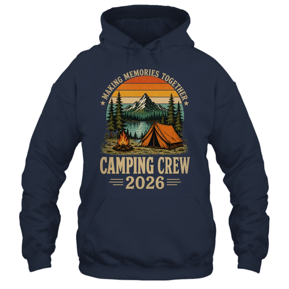 Family Camping Crew 2026 Outdoor Camper Group Matching Trip Shirt & Tank Top | teecentury
