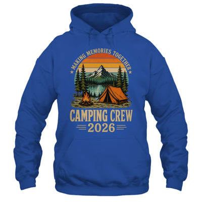 Family Camping Crew 2026 Outdoor Camper Group Matching Trip Shirt & Tank Top | teecentury