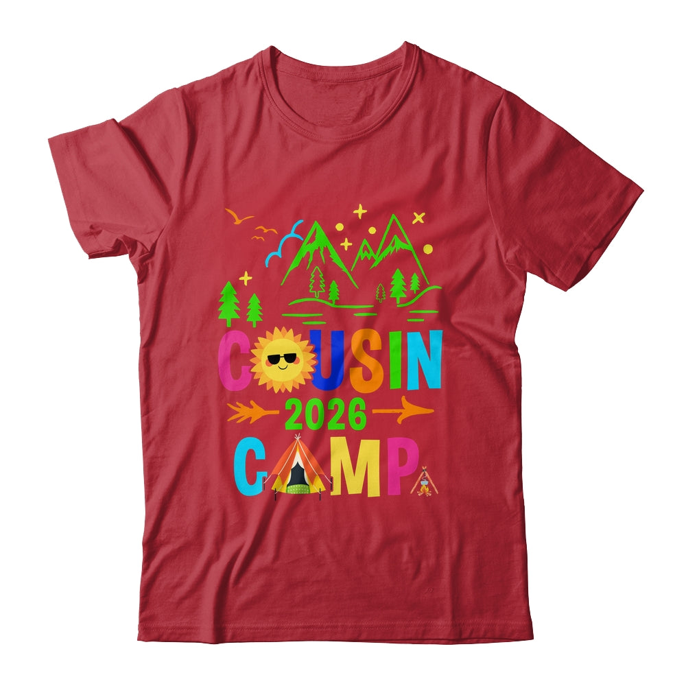 Family Camping Summer Vacation Crew Cousin Camp 2026 Shirt & Hoodie | teecentury