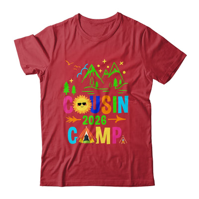 Family Camping Summer Vacation Crew Cousin Camp 2026 Shirt & Hoodie | teecentury