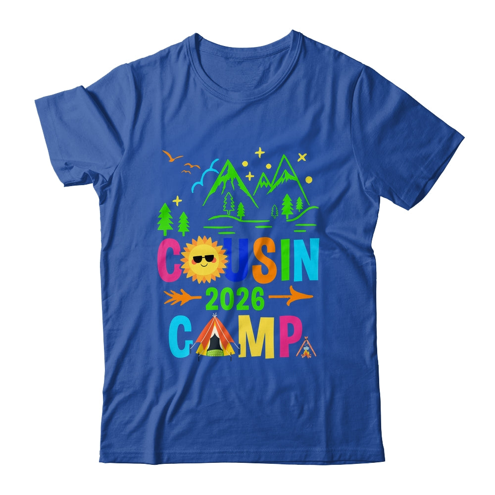 Family Camping Summer Vacation Crew Cousin Camp 2026 Shirt & Hoodie | teecentury
