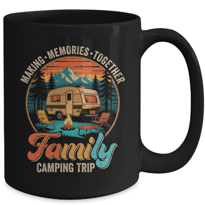 Family Camping Trip Memories Camper Matching Crew Vintage Mug | teecentury