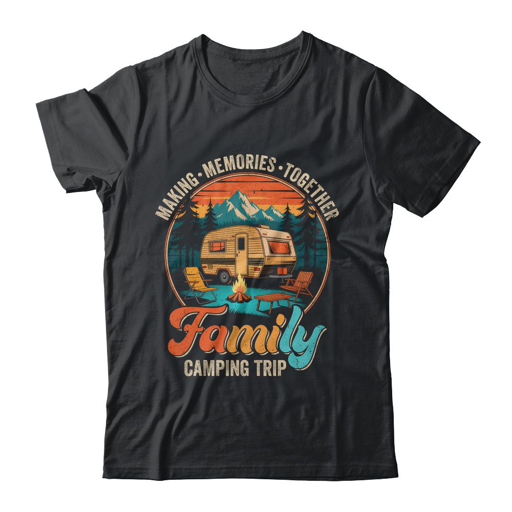 Family Camping Trip Memories Camper Matching Crew Vintage Shirt & Tank Top | teecentury