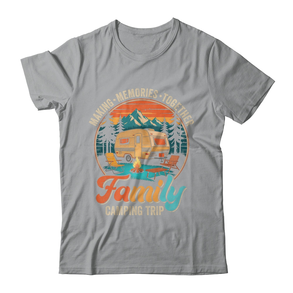 Family Camping Trip Memories Camper Matching Crew Vintage Shirt & Tank Top | teecentury