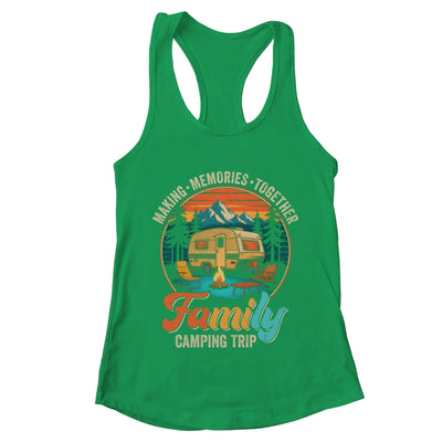 Family Camping Trip Memories Camper Matching Crew Vintage Shirt & Tank Top | teecentury