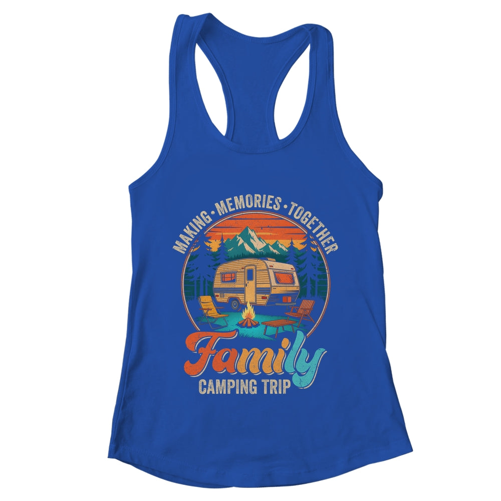 Family Camping Trip Memories Camper Matching Crew Vintage Shirt & Tank Top | teecentury