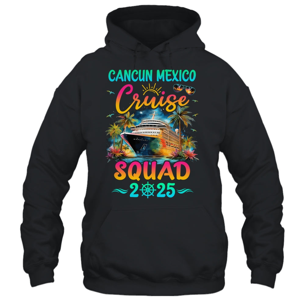 Family Cancun Mexico Cruise Squad 2025 Summer Vacation Matching Shirt & Tank Top | teecentury