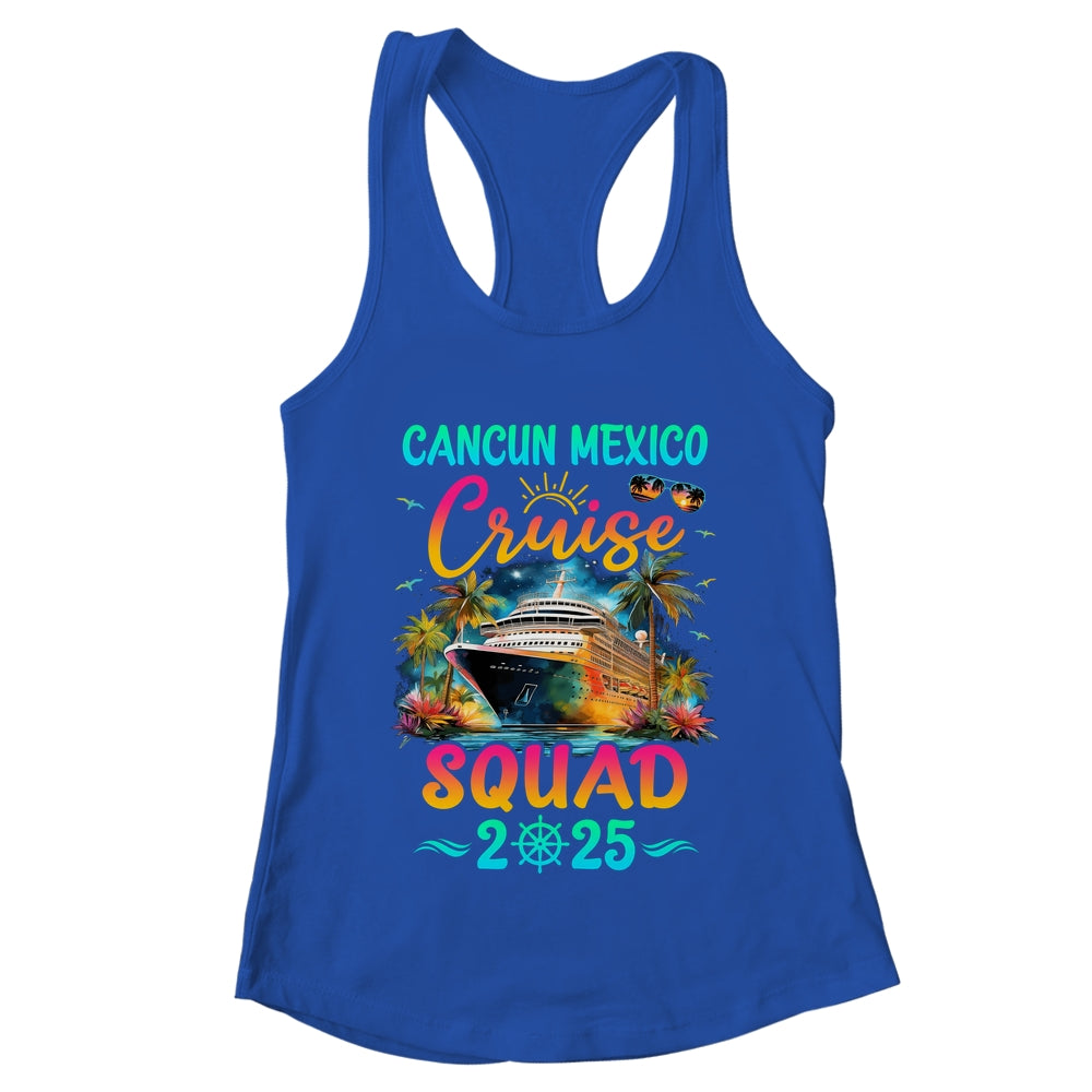 Family Cancun Mexico Cruise Squad 2025 Summer Vacation Matching Shirt & Tank Top | teecentury