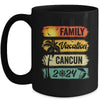 Family Cancun Vacation 2024 Funny Matching Group Family Mug | teecentury