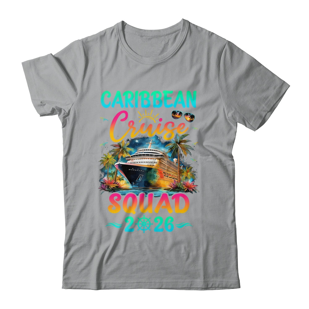 Family Caribbean Cruise Squad 2026 Summer Vacation Matching Shirt & Tank Top | teecentury