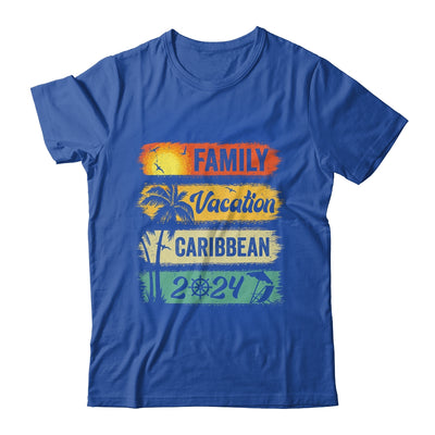 Family Caribbean Vacation 2024 Funny Matching Group Family Shirt & Tank Top | teecentury