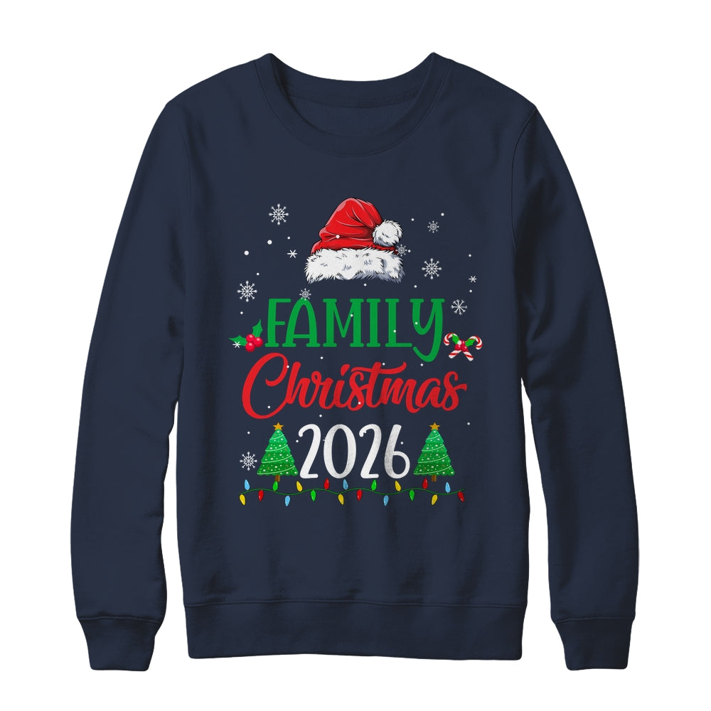 Family Christmas 2026 Matching Family Christmas Squad Santa Shirt & Sweatshirt | teecentury
