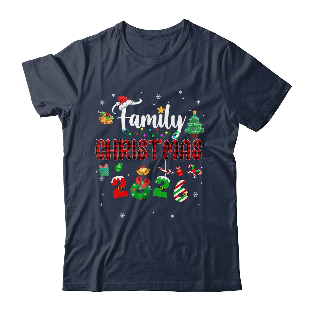 Family Christmas 2026 Matching Red Plaid Squad Santa Shirt & Sweatshirt | teecentury