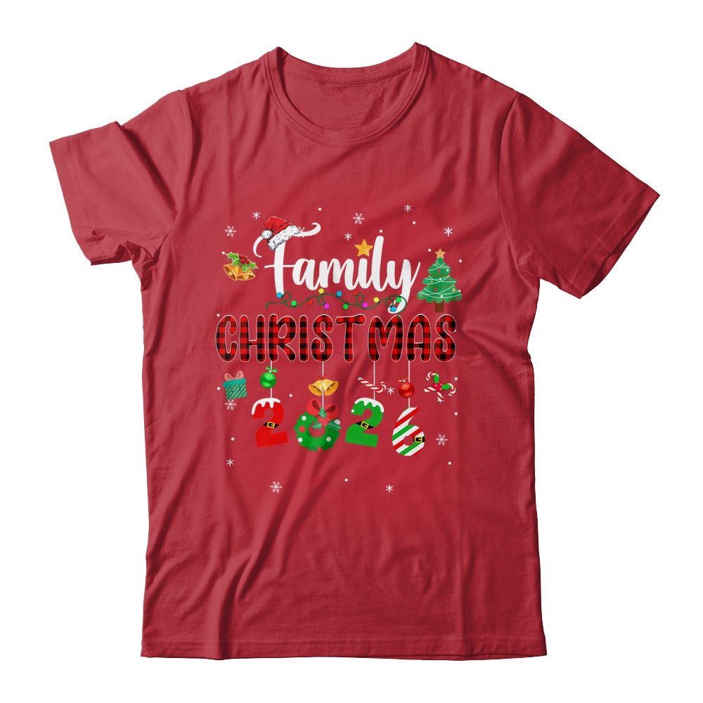 Family Christmas 2026 Matching Red Plaid Squad Santa Shirt & Sweatshirt | teecentury