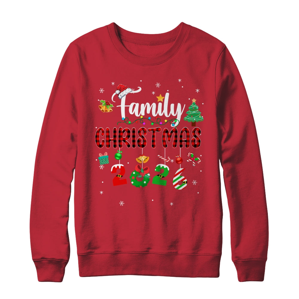 Family Christmas 2026 Matching Red Plaid Squad Santa Shirt & Sweatshirt | teecentury