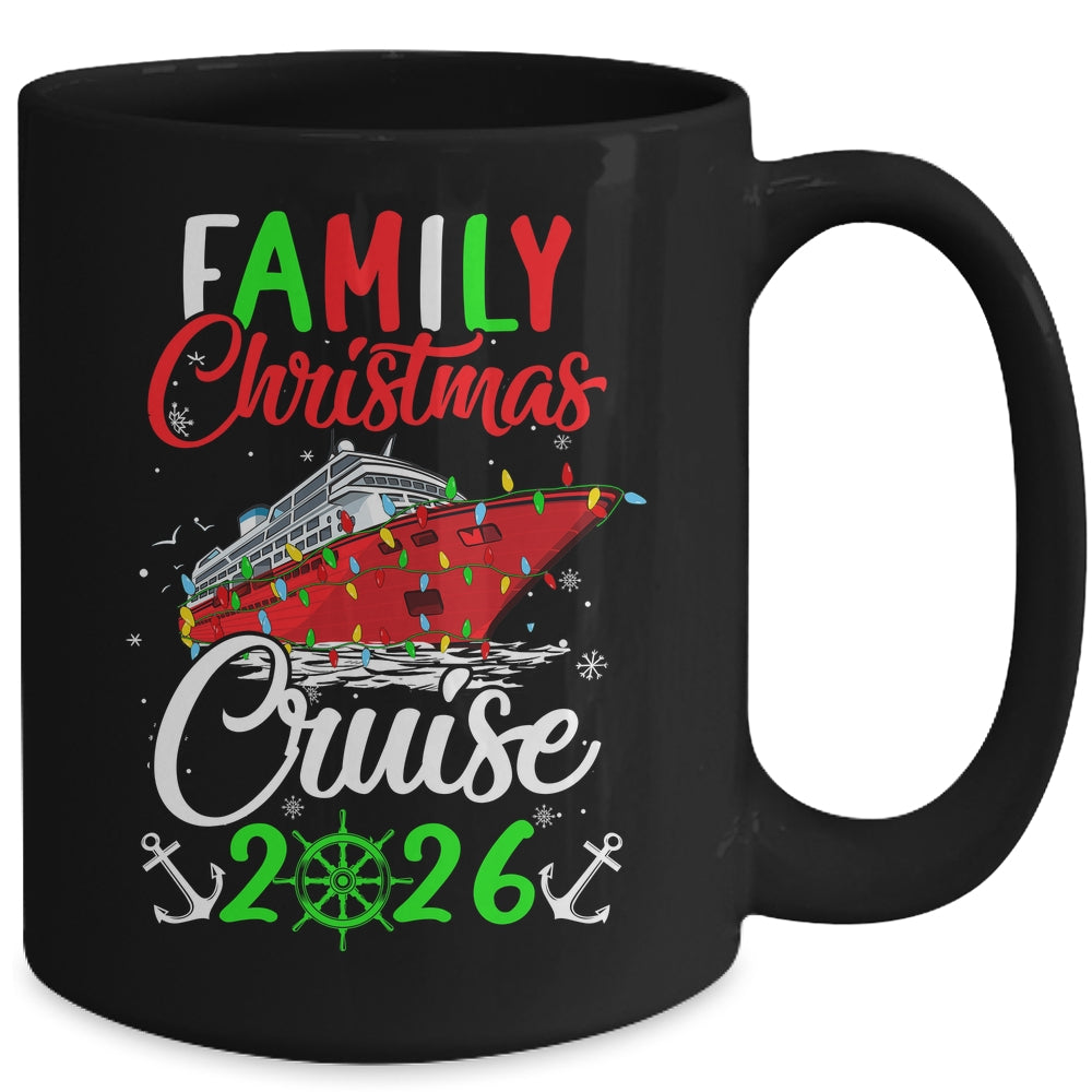 Family Christmas Cruise 2026 Squad Xmas Funny Cruising Lover Mug | teecentury