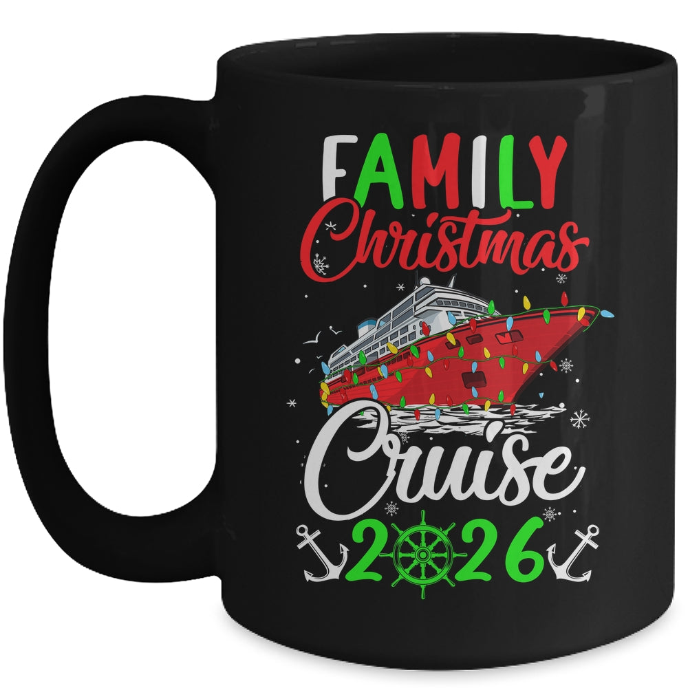 Family Christmas Cruise 2026 Squad Xmas Funny Cruising Lover Mug | teecentury