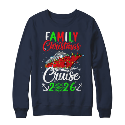 Family Christmas Cruise 2026 Squad Xmas Funny Cruising Lover Shirt & Sweatshirt | teecentury