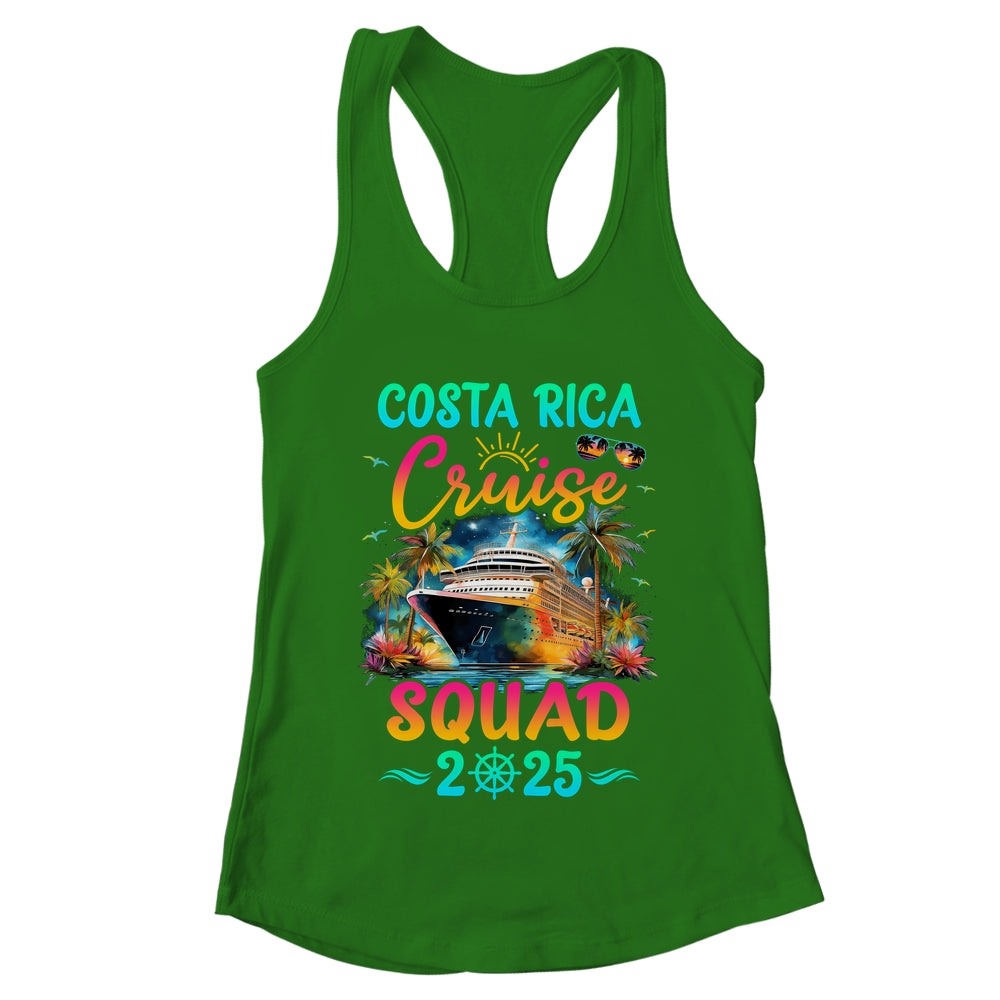 Family Costa Rica Cruise Squad 2025 Summer Vacation Matching Shirt & Tank Top | teecentury