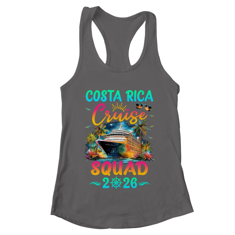 Family Costa Rica Cruise Squad 2026 Summer Vacation Matching Shirt & Tank Top | teecentury