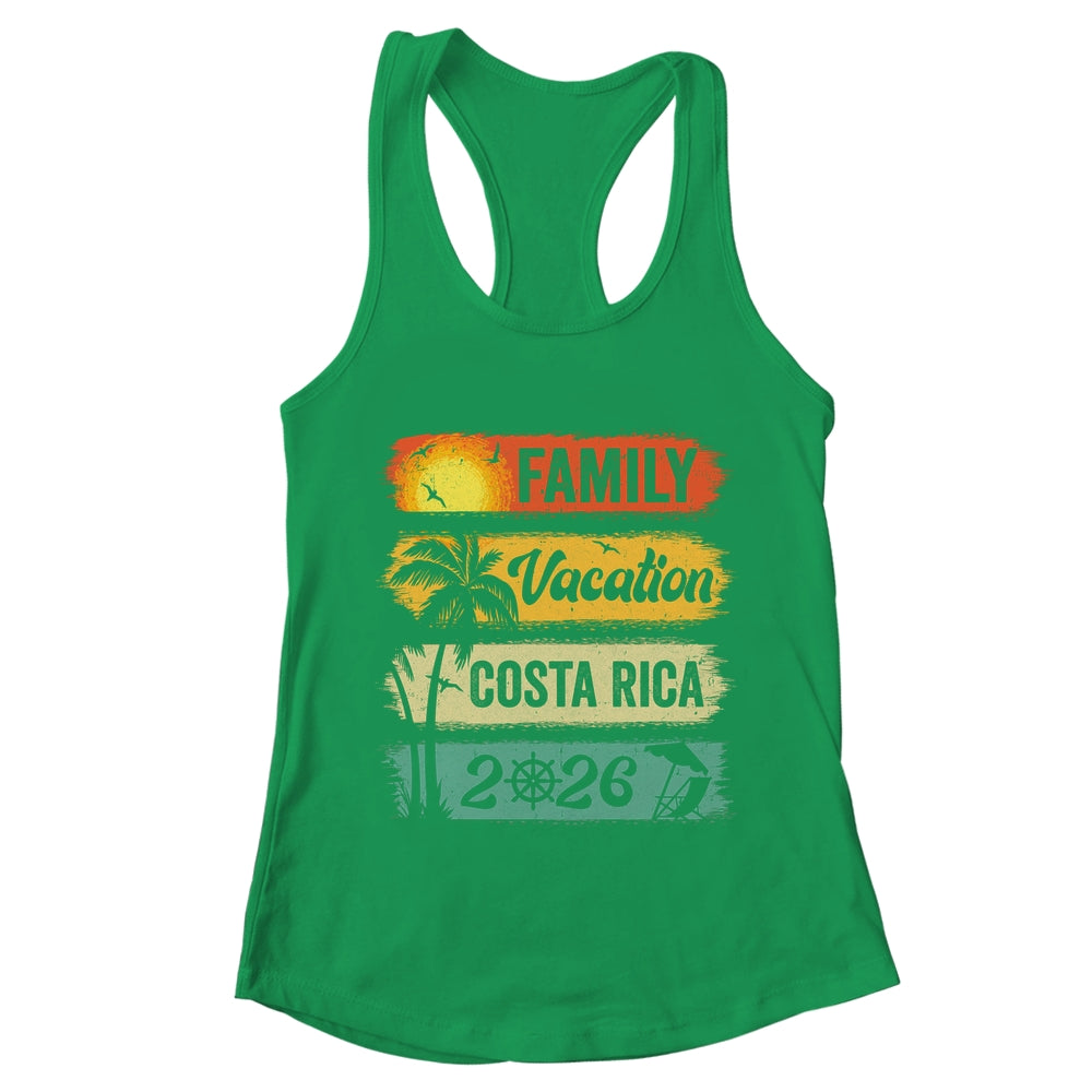 Family Costa Rica Vacation 2026 Funny Matching Group Family Shirt & Tank Top | teecentury