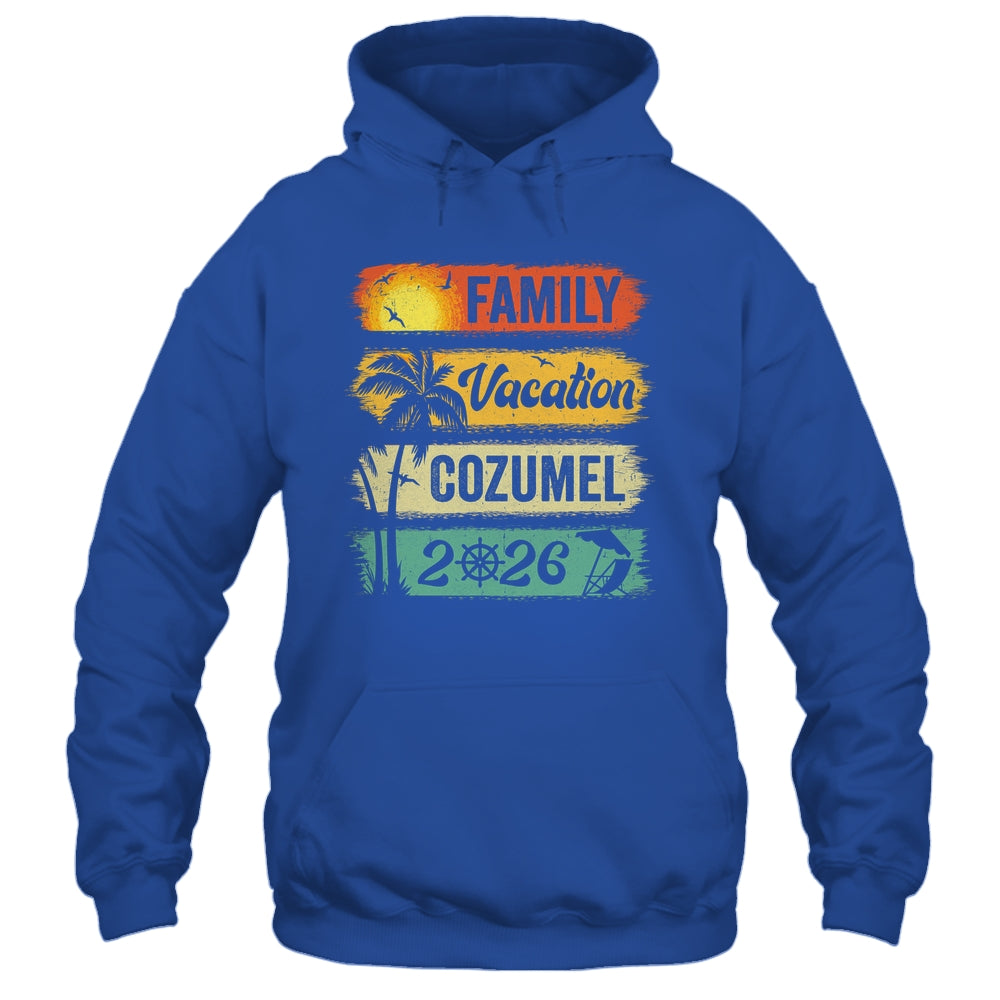 Family Cozumel Vacation 2026 Funny Matching Group Family Shirt & Tank Top | teecentury