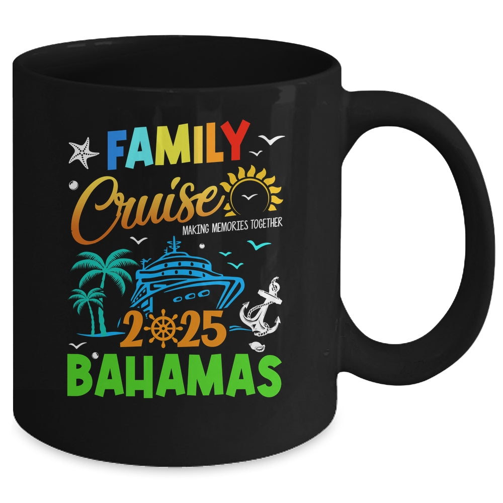Family Cruise 2025 Bahamas Cruising Together Squad Matching Mug | teecentury