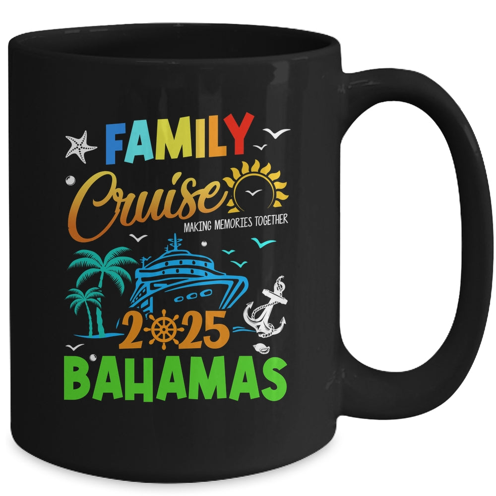Family Cruise 2025 Bahamas Cruising Together Squad Matching Mug | teecentury