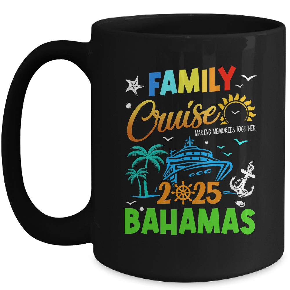 Family Cruise 2025 Bahamas Cruising Together Squad Matching Mug | teecentury