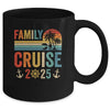 Family Cruise 2025 Beach Matching Summer Vacation Retro Mug | teecentury