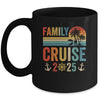 Family Cruise 2025 Beach Matching Summer Vacation Retro Mug | teecentury
