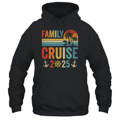 Family Cruise 2025 Beach Matching Summer Vacation Retro Shirt & Tank Top | teecentury