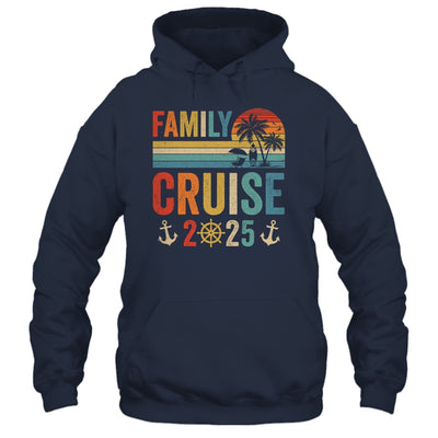 Family Cruise 2025 Beach Matching Summer Vacation Retro Shirt & Tank Top | teecentury