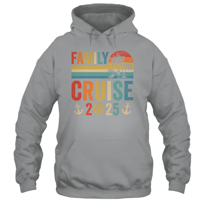 Family Cruise 2025 Beach Matching Summer Vacation Retro Shirt & Tank Top | teecentury