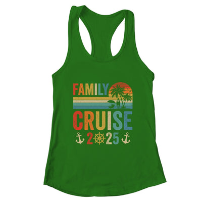 Family Cruise 2025 Beach Matching Summer Vacation Retro Shirt & Tank Top | teecentury