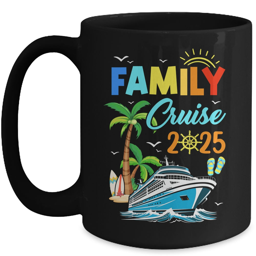 Family Cruise 2025 Funny Summer Vacation Cruise Ship Lover Mug | teecentury